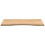 Berkfield Desk Top Untreated 80x60x2.5 cm Solid Wood Oak Rectangular 5