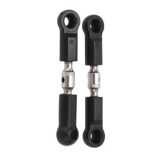 Steering Tie Rod Links 2PCS Adjustable Durable Steel Replacement Parts for Wltoys 104072 RC Car