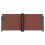 Berkfield Retractable Side Awning Brown 100x1000 cm 3