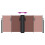 Berkfield Retractable Side Awning Brown 100x1000 cm 5