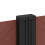 Berkfield Retractable Side Awning Brown 100x1000 cm 7