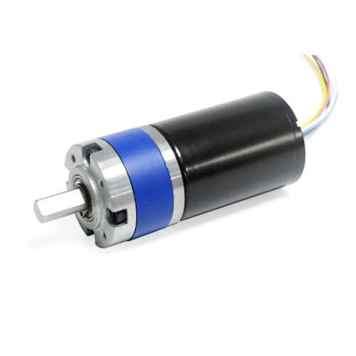 24V 60RPM Brushless DC Gear Motor with Encoder,  Torque Low Noise for Robotics, Compact 36mm Design