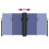 Berkfield Retractable Side Awning Blue 120x600 cm 5