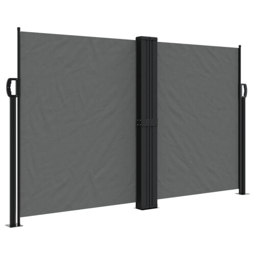 Berkfield Retractable Side Awning Anthracite 140x1000 cm 1