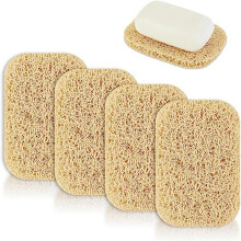 20PCS Soap Lifting Mat, Anti-Slip Soap Mat, Self-Draining Soap Bar Holder Mat for Kitchen Bathroom Travel