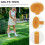 4 st golfbollar Cowhells golfbricka, matthållare, ställ, tees 3