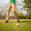 4 st golfbollar Cowhells golfbricka, matthållare, ställ, tees 4