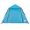 Berkfield Camping Tent Dome 4-Person Blue Quick Release 6