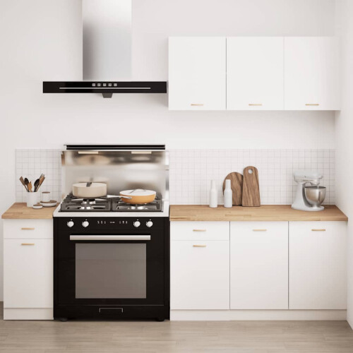 Berkfield Kitchen Worktop 140x63.5x2.7 cm Solid Wood Oak Rectangular 2