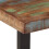 Berkfield Bench 160 cm Solid Wood Reclaimed and Steel 5