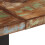 Berkfield Bench 160 cm Solid Wood Reclaimed and Steel 6