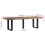 Berkfield Bench 160 cm Solid Wood Reclaimed and Steel 9