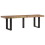 Berkfield Bench 160 cm Solid Wood Reclaimed and Steel 11