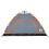 Berkfield Camping Tent 4-Person Grey and Orange Quick Release 7