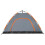 Berkfield Camping Tent 4-Person Grey and Orange Quick Release 9
