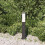 Berkfield Bollard Light with Sensor 50 cm Black IP44 3