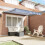 Berkfield Awning Frame Blue and White 300 x 250 cm 3