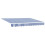 Berkfield Awning Frame Blue and White 300 x 250 cm 4