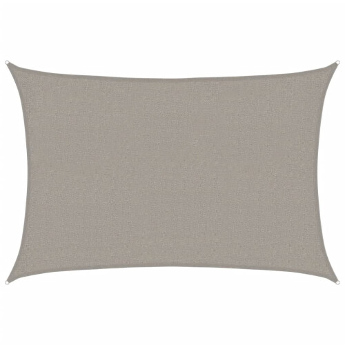 Berkfield Sunshade Sail 160 g/m Rectangular Light Grey 2x3 m HDPE 1