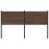 Berkfield Replace Headboard Brown Oak 135 cm Engineered Wood and Steel 3