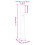 Berkfield Bollard Lights with Sensor 3 pcs 80 cm Black IP44 10
