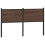 Berkfield Replace Headboard Brown Oak 135 cm Engineered Wood and Steel 5