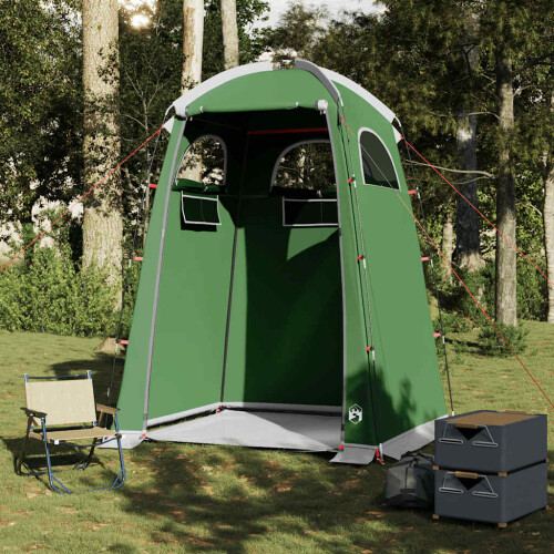 Berkfield Shower Tent Green Waterproof 2