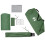 Berkfield Shower Tent Green Waterproof 11