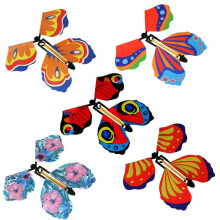 Magic Flying Butterfly Trick Toy Set 10pcs Colorful Paper Butterflies for Party Decoration and Magic Shows