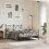 Berkfield Metal Replace Headboard Black 120cm 3