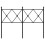 Berkfield Metal Replace Headboard Black 120cm 4