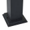 Berkfield Bollard Light with Outlet 110 cm Black IP44 11