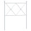 Berkfield Metal Replace Headboard White 80cm 2