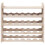 Berkfield Wine Rack with Top Board 67.5x25x60 cm Solid Wood Pine 5