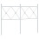 Berkfield Metal Replace Headboard White 120cm 2