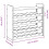 Berkfield Wine Rack with Top Board 67.5x25x60 cm Solid Wood Pine 9