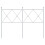 Berkfield Metal Replace Headboard White 120cm 4