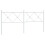 Berkfield Metal Replace Headboard White 180cm 2