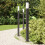 Berkfield Bollard Lights 3 pcs 110 cm Black IP44 3