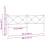 Berkfield Metal Replace Headboard White 200cm 6
