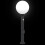 Berkfield Bollard Light with Sensor&Outlet 80 cm Black IP44 6