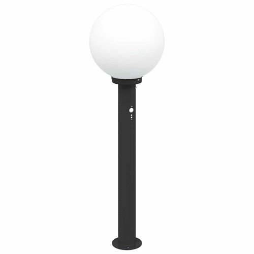Berkfield Bollard Light with Sensor 80 cm Black IP44 1