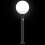 Berkfield Bollard Light with Sensor 80 cm Black IP44 6