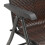 Berkfield Folding Garden Chairs 2 pcs Brown Poly Rattan 10