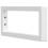 Berkfield Shelf Brackets for Washbasin 2 pcs White Rectangular Steel 4