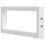 Berkfield Shelf Brackets for Washbasin 2 pcs White Rectangular Steel 7