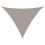 Berkfield Sunshade Sail 160 g/m Triangular Light Grey 4x4x5.8 m HDPE 2