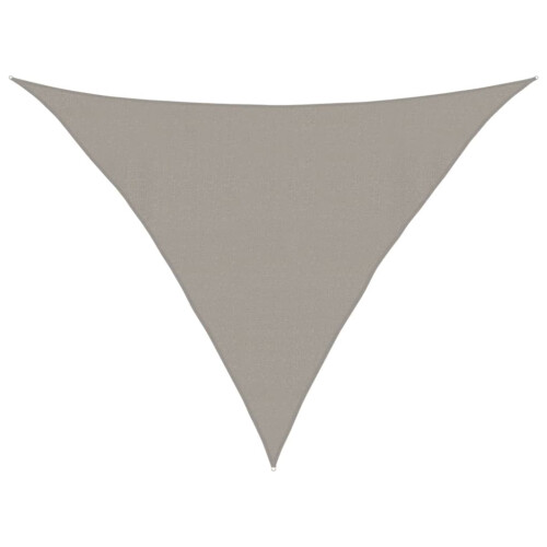 Berkfield Sunshade Sail 160 g/m Triangular Light Grey 4x4x5.8 m HDPE 1