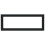 Berkfield Shelf Brackets for Washbasin 2 pcs Black Rectangular Steel 6