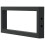Berkfield Shelf Brackets for Washbasin 2 pcs Black Rectangular Steel 7